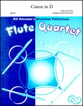 CANON IN D FLUTE QUARTET cover